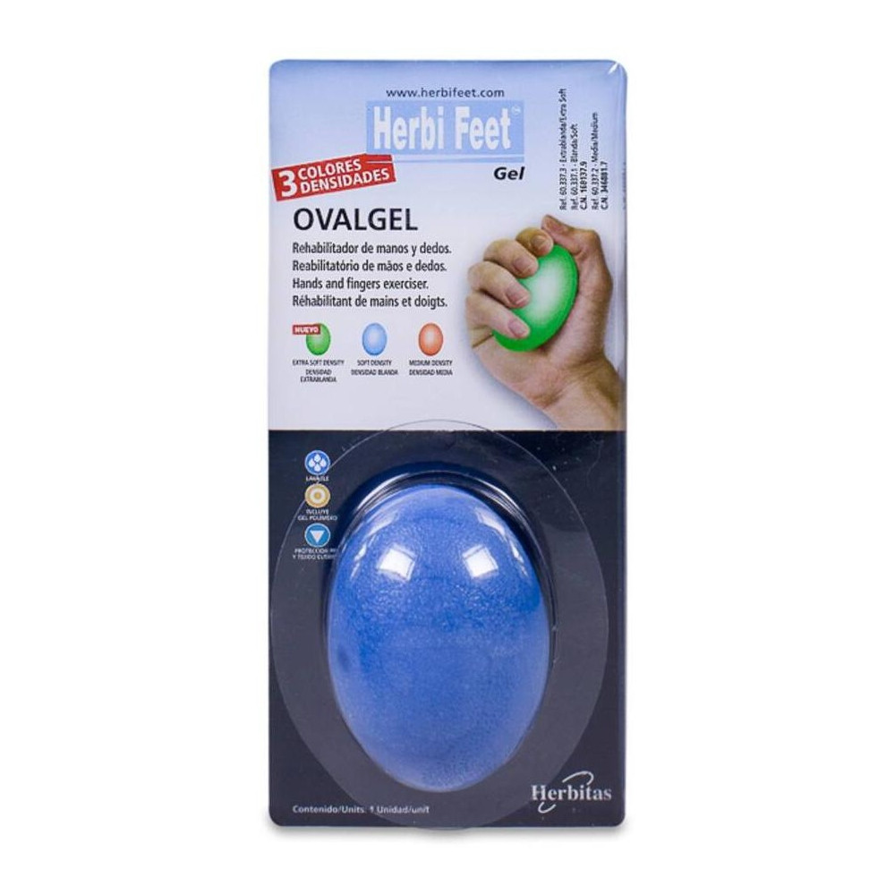 Herbi Feet Ovalgel Color Azul, 1 Ud