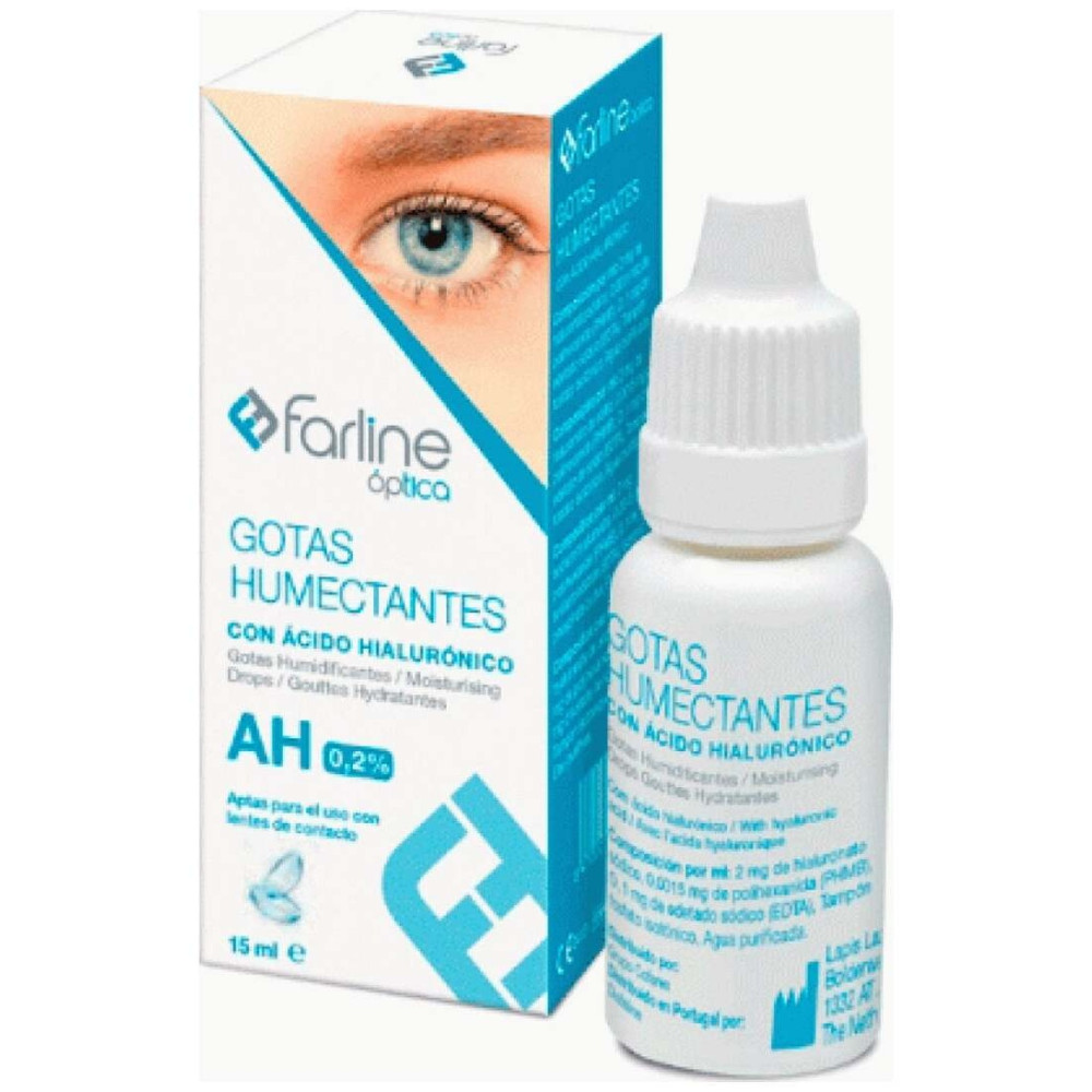 Farline Gotas Humectantes Con Ácido Hialurónico 0,2% 15 Ml