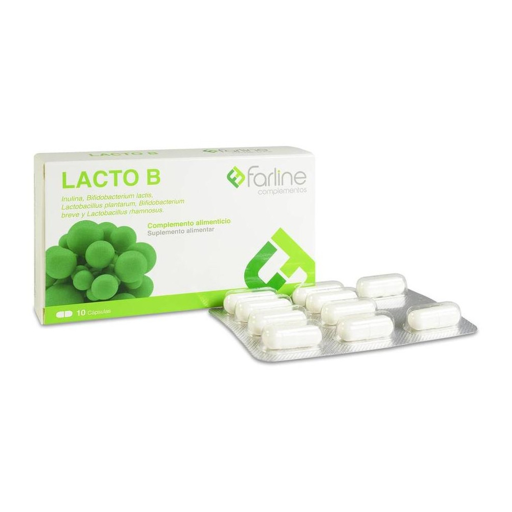 Farline Lacto-B Probiótico, 10 Cápsulas