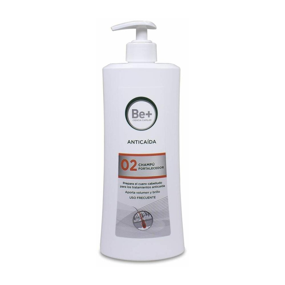 Be+ Anticaída Champú Fortalecedor, 500 Ml