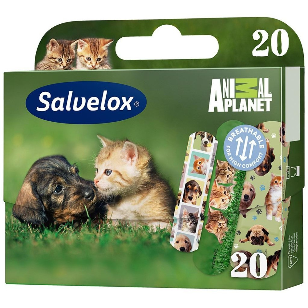 Salvelox Tiritas Animal Planet, 20 Unidades