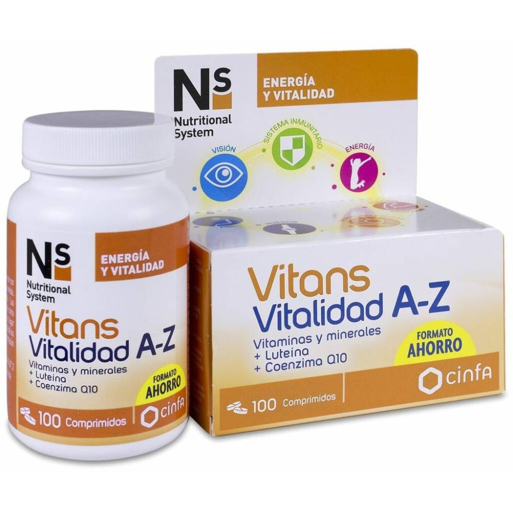 Ns Vitans Vitalidad A-Z, 100 Comprimidos