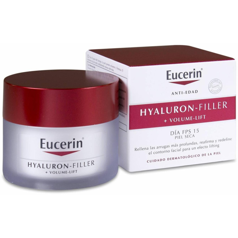 Eucerin Hyaluron-Filler Volume Lift Soin De Jour Spf 15 Peau SChe Pot De 50 Ml