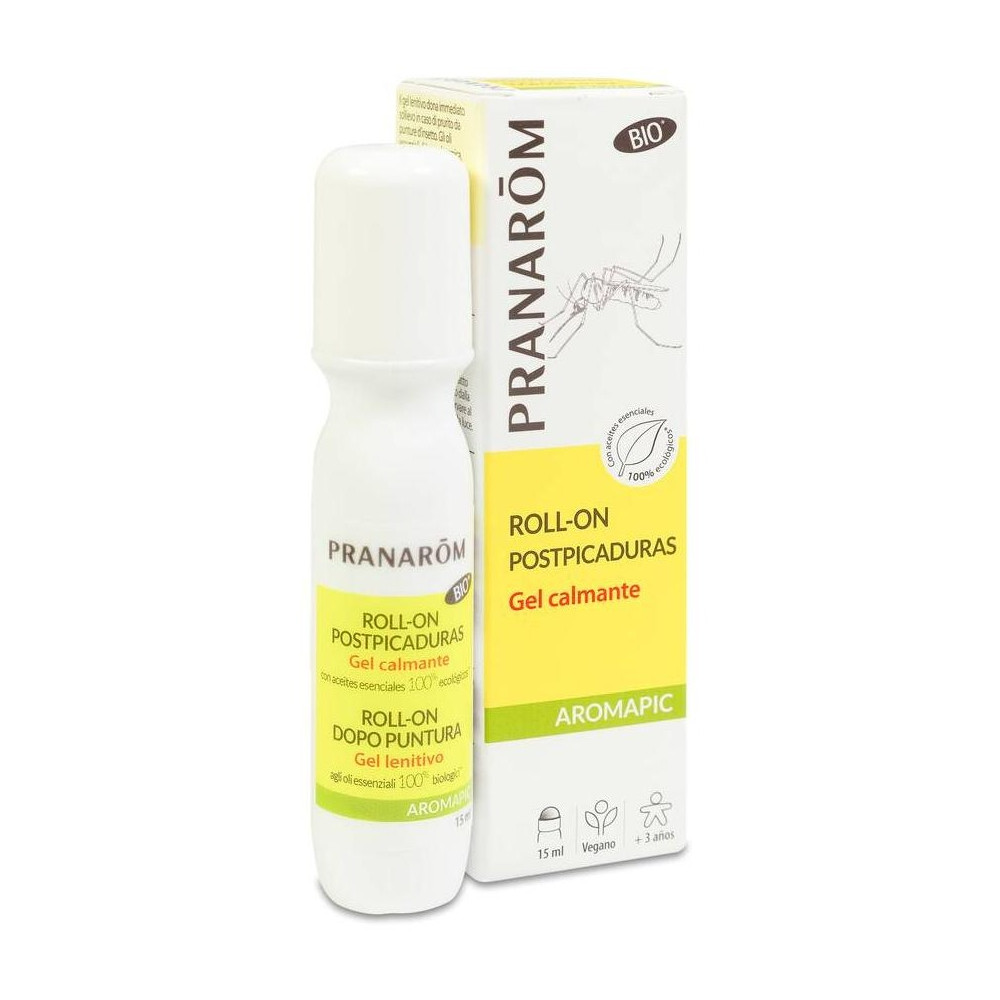 Pranarôm Aromapic Roll-On Postpicaduras Gel Calmante Bio 15Ml