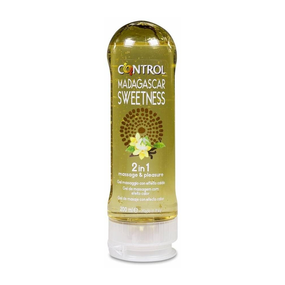 Control Massage Y Pleasure Gel Madagascar Sweetness Vainilla, 200 Ml