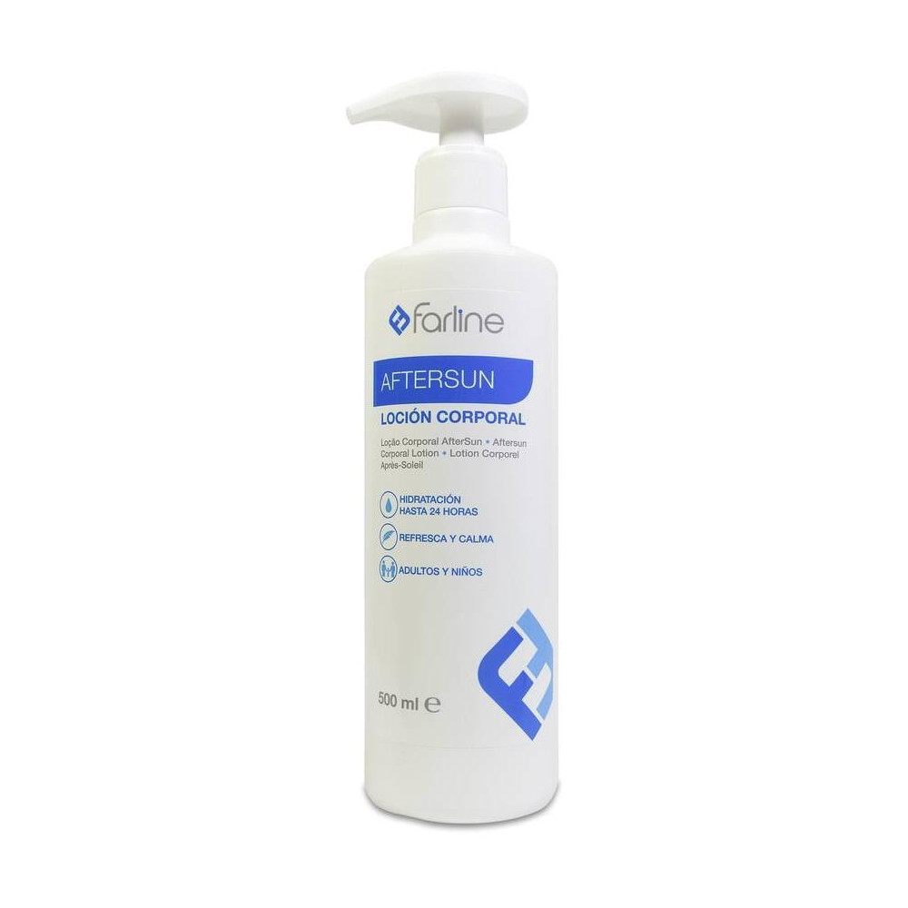 Farline Aftersun Loción Corporal Formato Familiar, 500 Ml