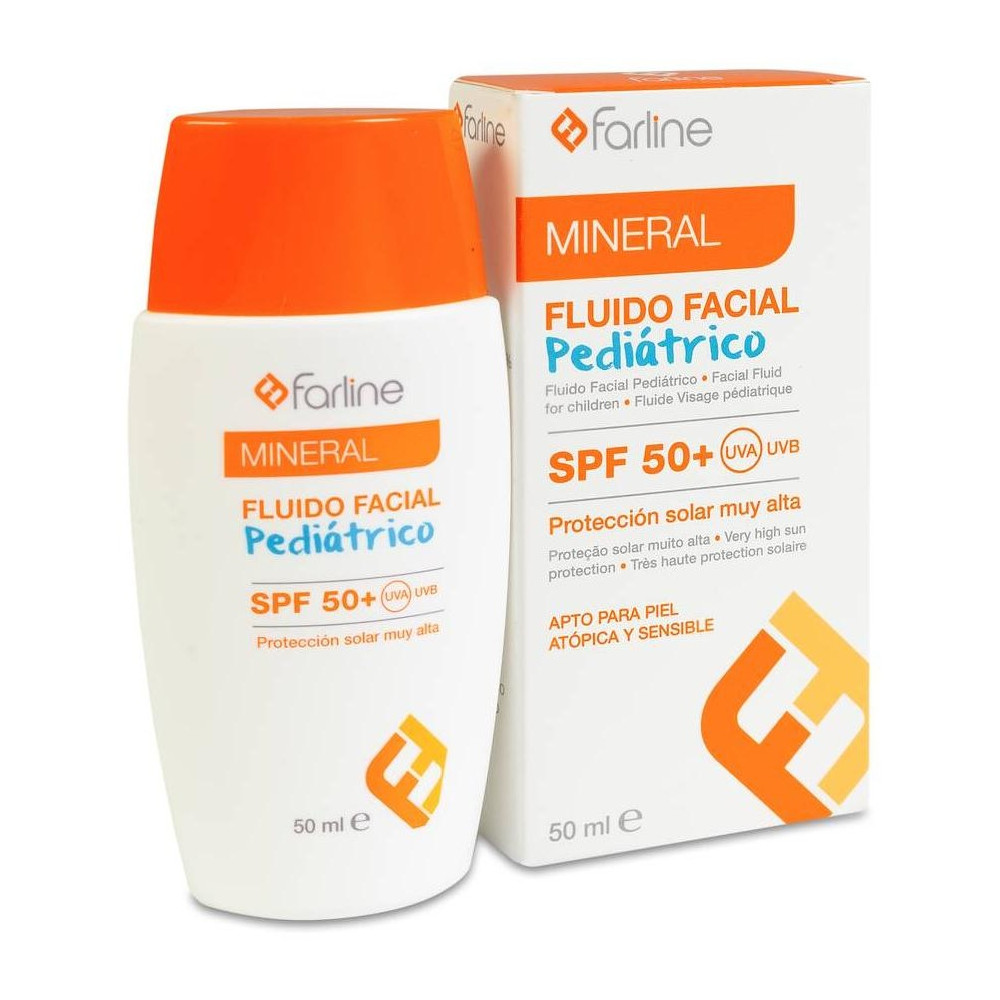 Farline Fluido Facial Pediátrico Spf 50+, 50 Ml
