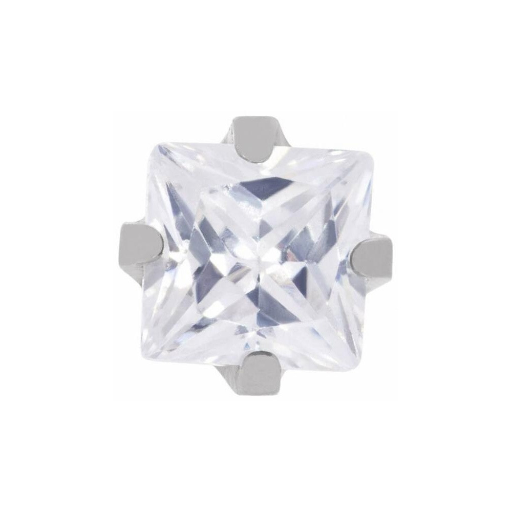 Prim Inverness Pendiente 112C Acero Solitario Square 3 Mm, 1 Unidad