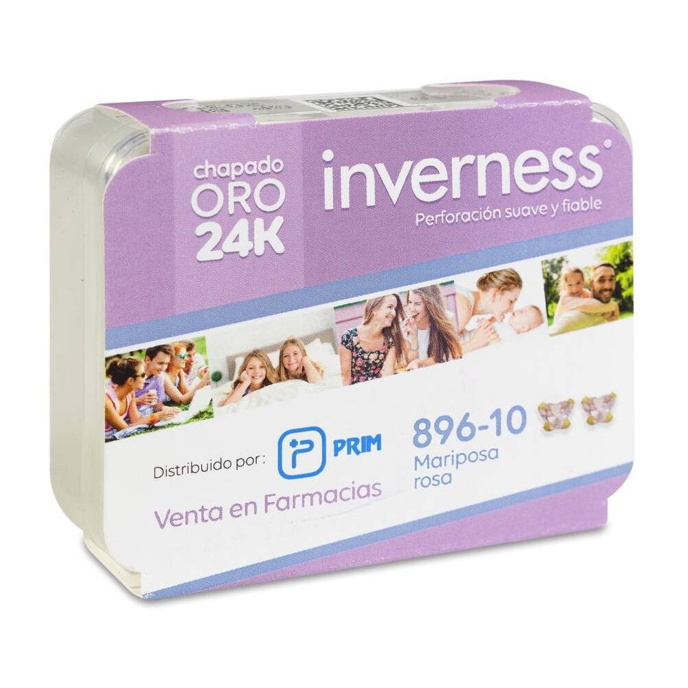 Prim Pendientes Inverness 896-10 Mariposa Rosa, 1 Unidad