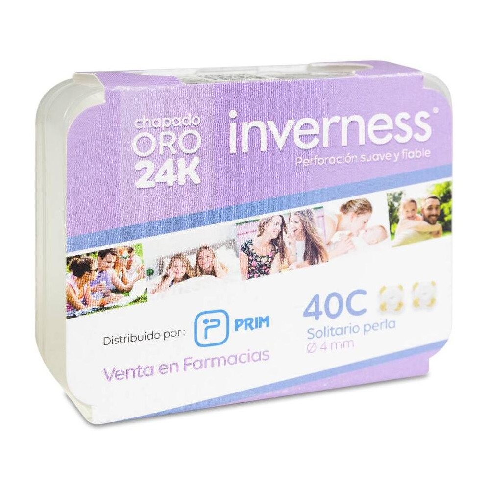 Prim Inverness Pendiente 40C Solitario Perla 24 K 4 Mm, 1 Unidad