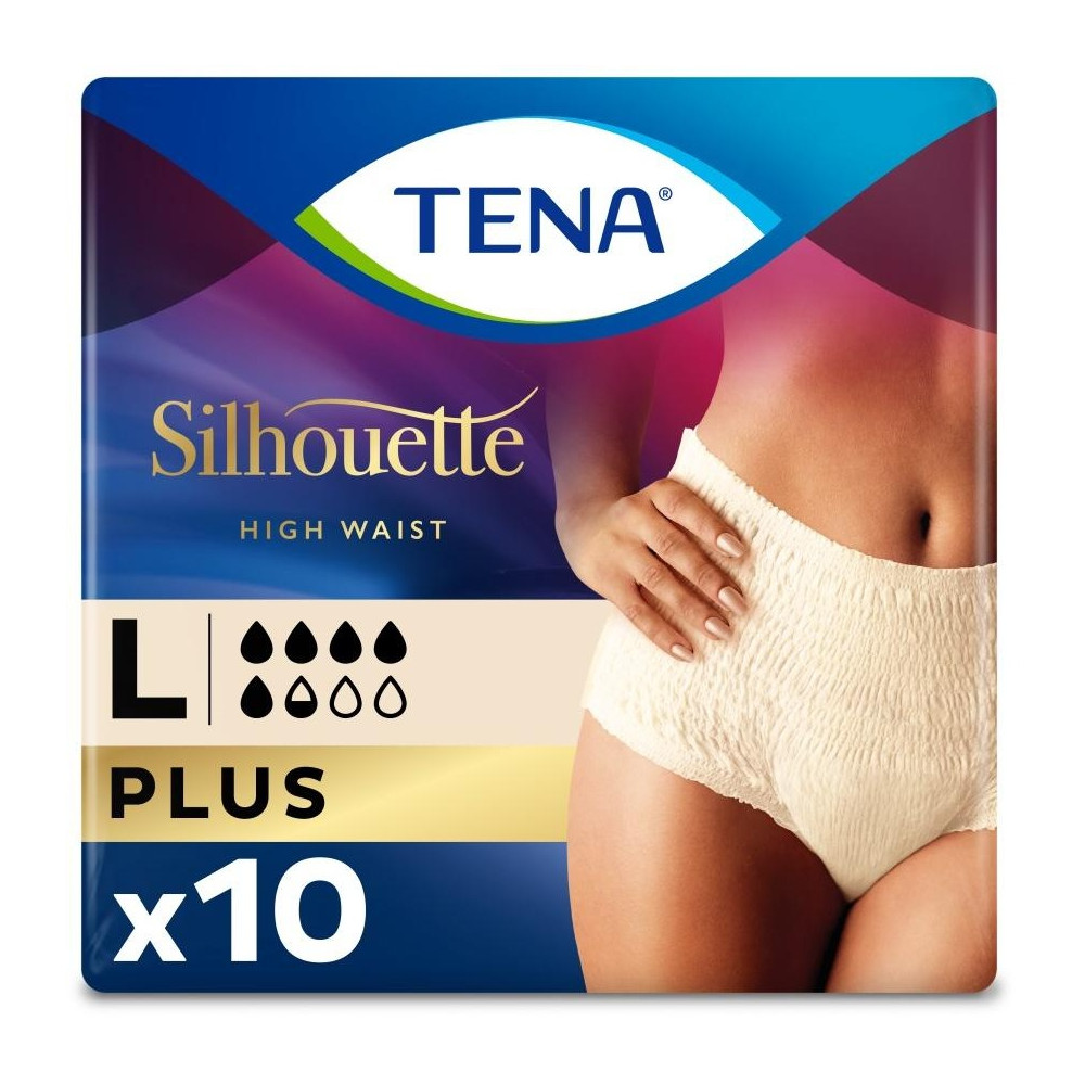 Tena Silhouette Crema Cintura Alta Braga T-L