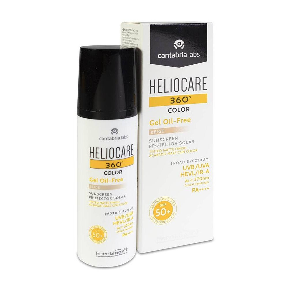 Heliocare 360º Gel Oil-Free Spf 50+ Tono Beige, 50 Ml