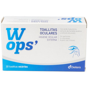 Wops Toallitas Oculares, 30 Unidades