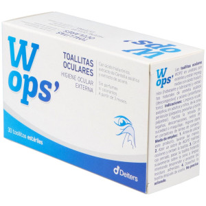 Wops Toallitas Oculares, 30 Unidades