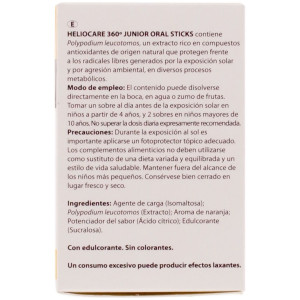 Heliocare 360º Junior Oral Sticks, 20 Uds