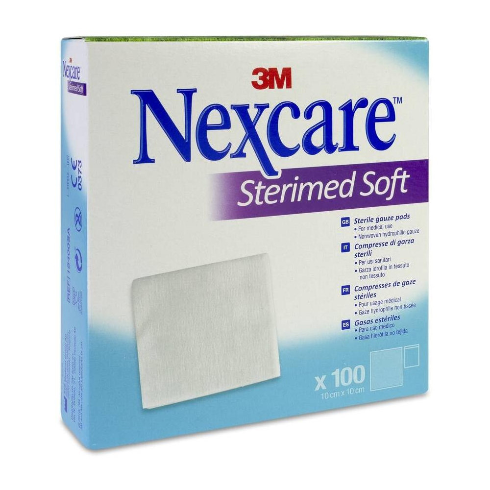 Nexcare Sterimed Soft Gasas Estériles 10 X 10 Cm, 100 Gasas