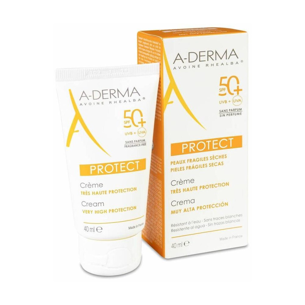 A-Derma Protect Crema Solar Sin Perfume Spf50+ 40Ml