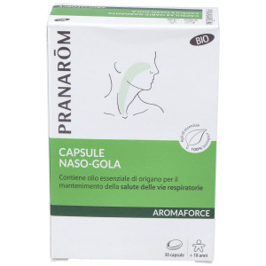 Pranarôm Aromaforce Cápsulas Nariz-Garganta Bio 30Caps