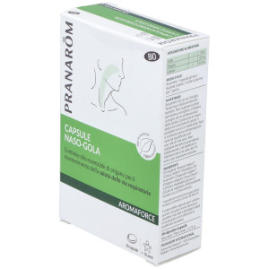 Pranarôm Aromaforce Cápsulas Nariz-Garganta Bio 30Caps