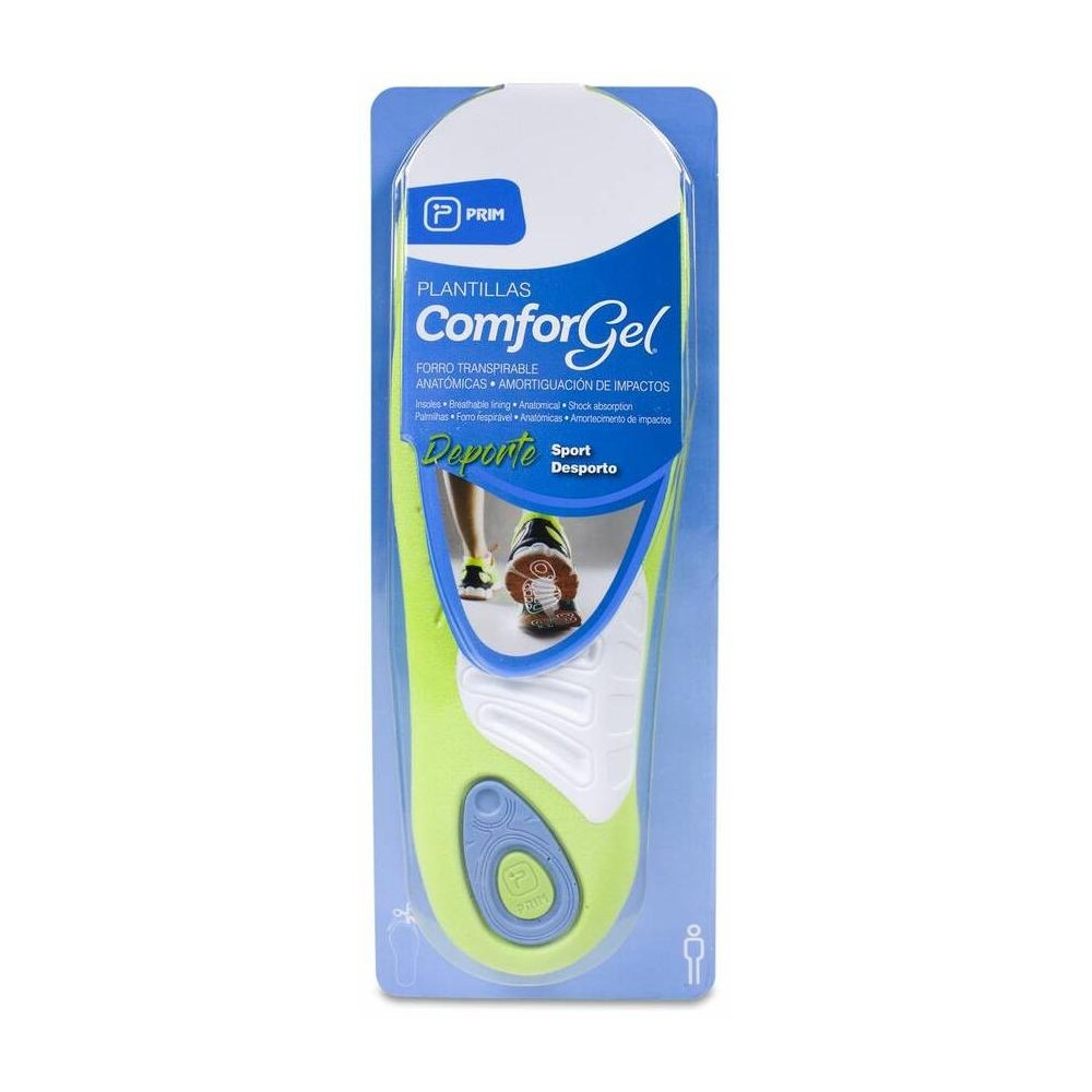 Prim Comforgel Plantilla Deportiva Hombre, 1 Par