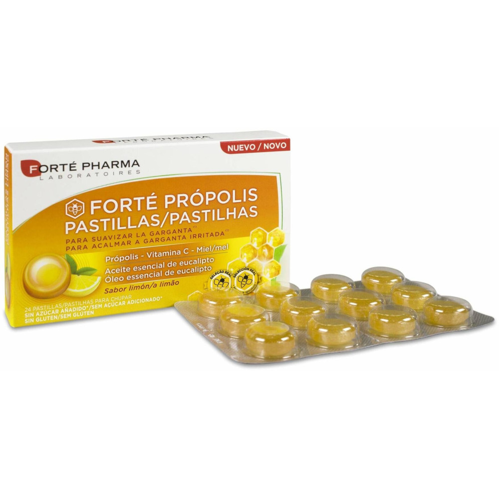 Forte Propolis 24 Pastillas Con Miel Y Vitamina C Sabor Limon