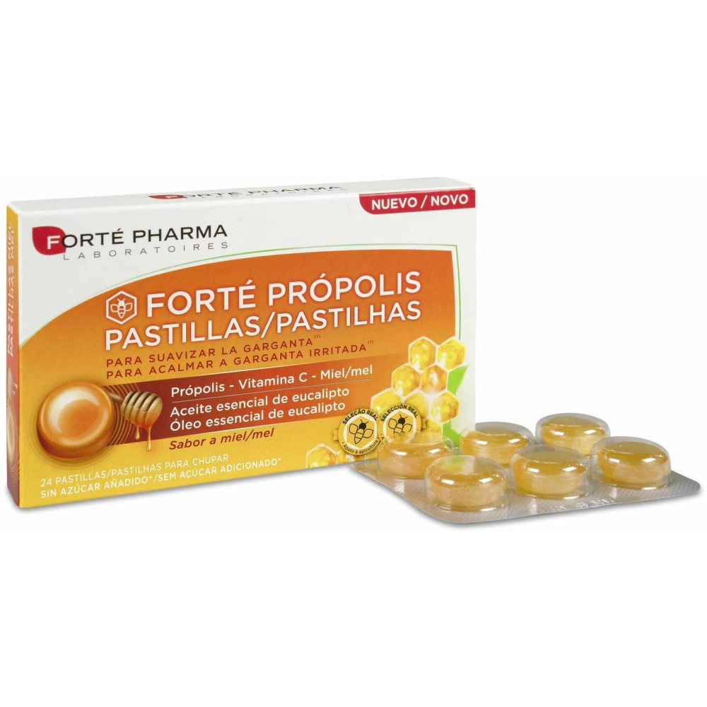 Forte Propolis 24 Pastillas Con Miel Y Vitamina C Sabor Miel