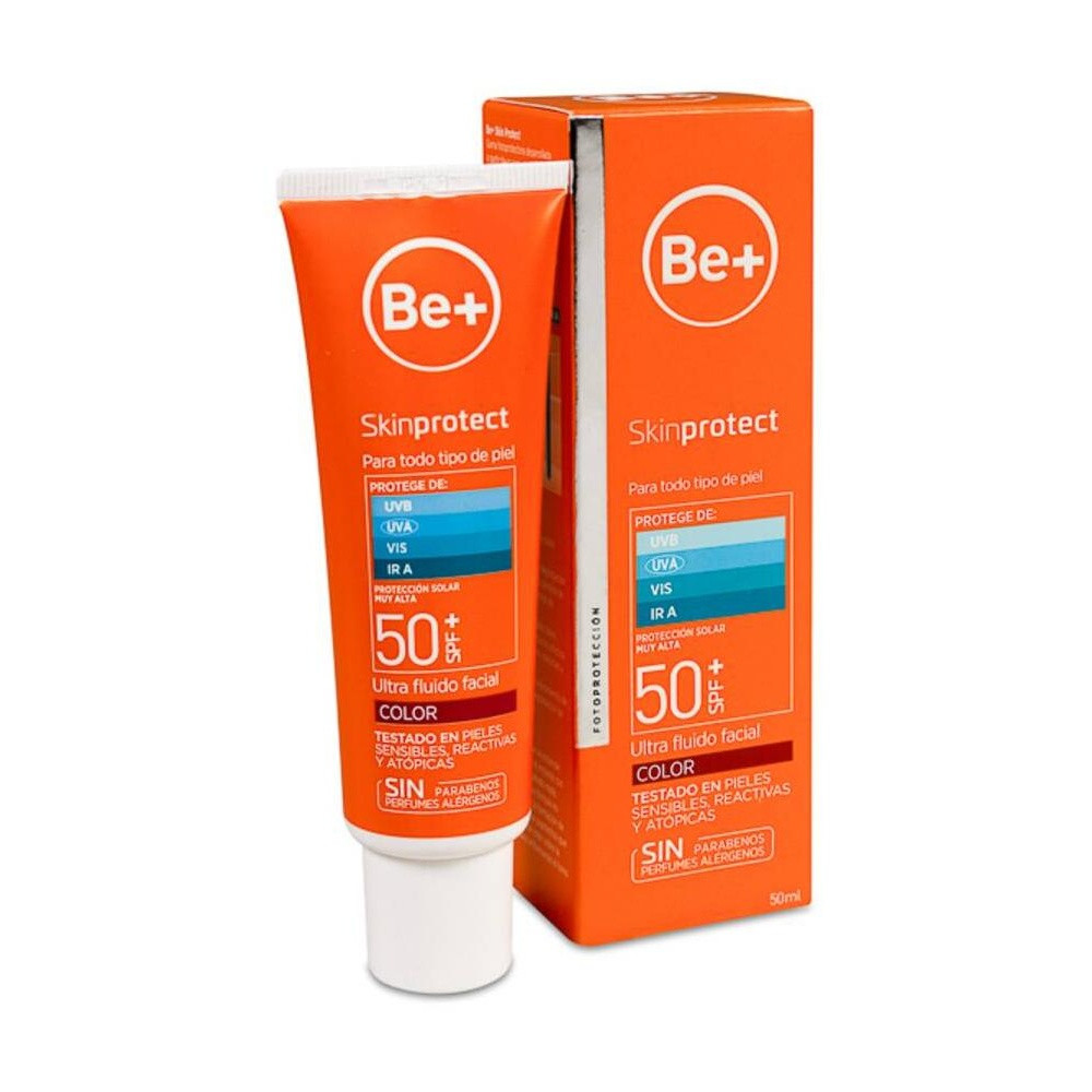Be+ Skin Protect Ultra Fluido Facial Color Fps 50+, 50 Ml