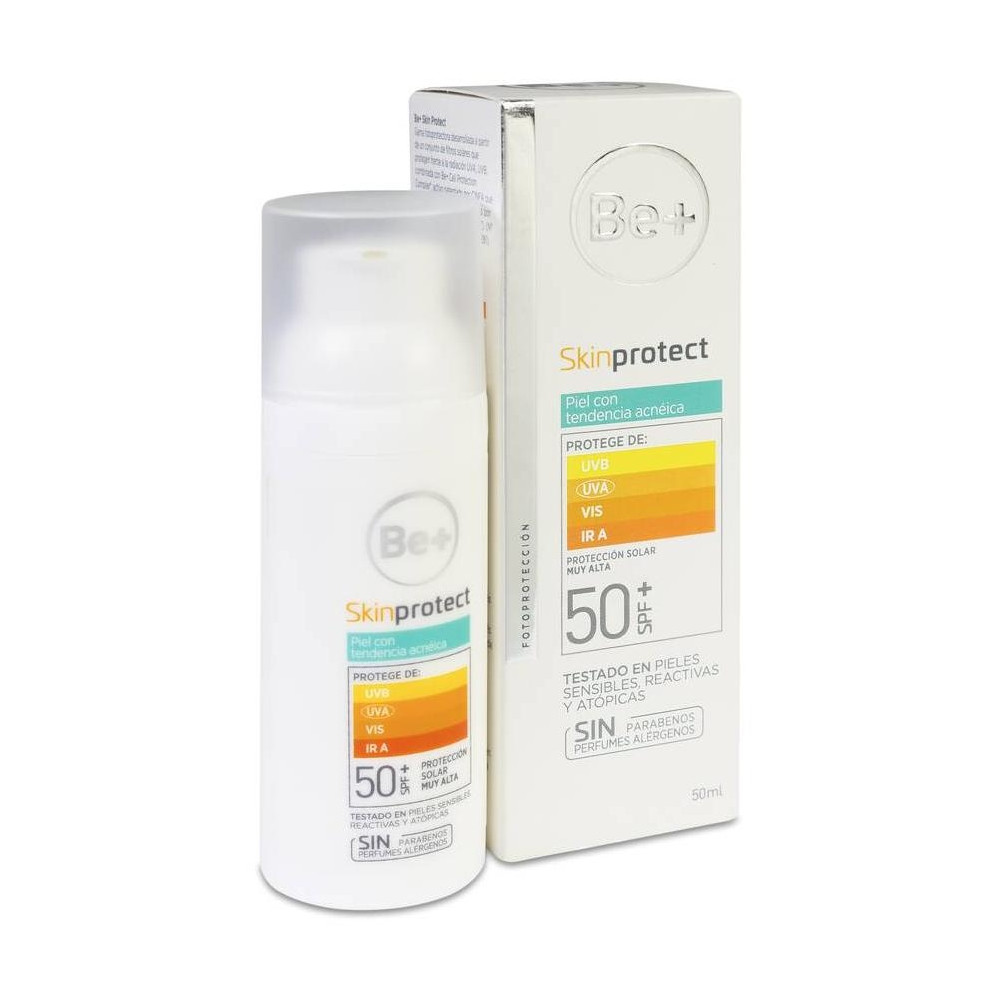 Be+ Skin Protect Piel Con Tendencia Acnéica Spf 50+, 50 Ml