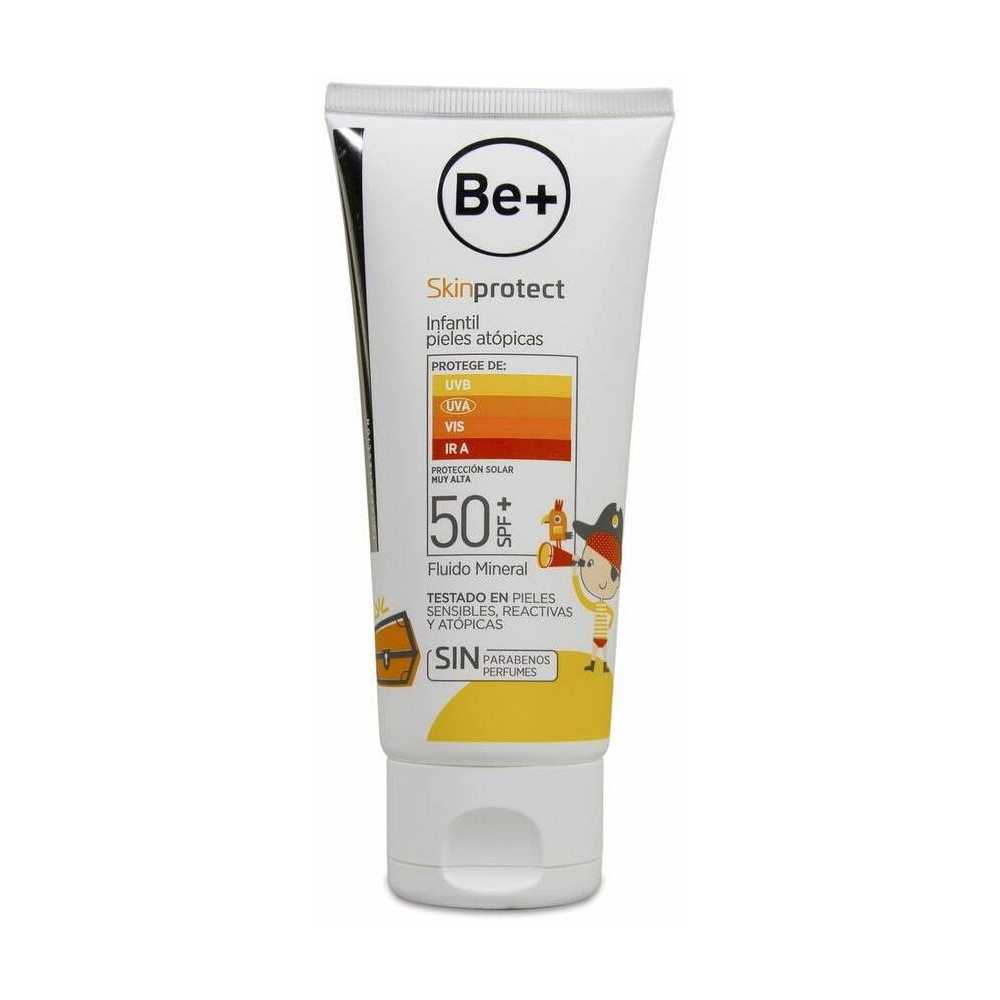 Be+Skin Protect Infantil Pieles Atopicas Fluido Mineral Spf50+ 100Ml