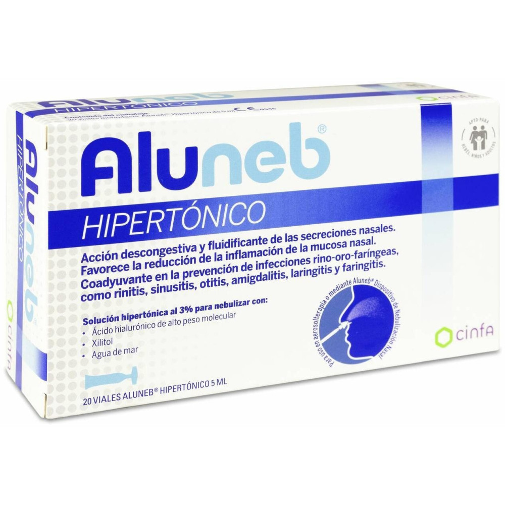 Aluneb Hipertonico 20 Viales 5 Ml