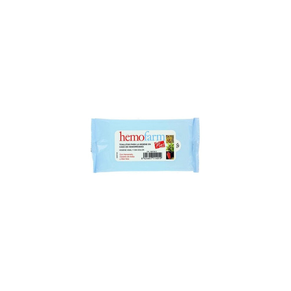 Hemofarm Plus Toallitas Sobre 20 Ud