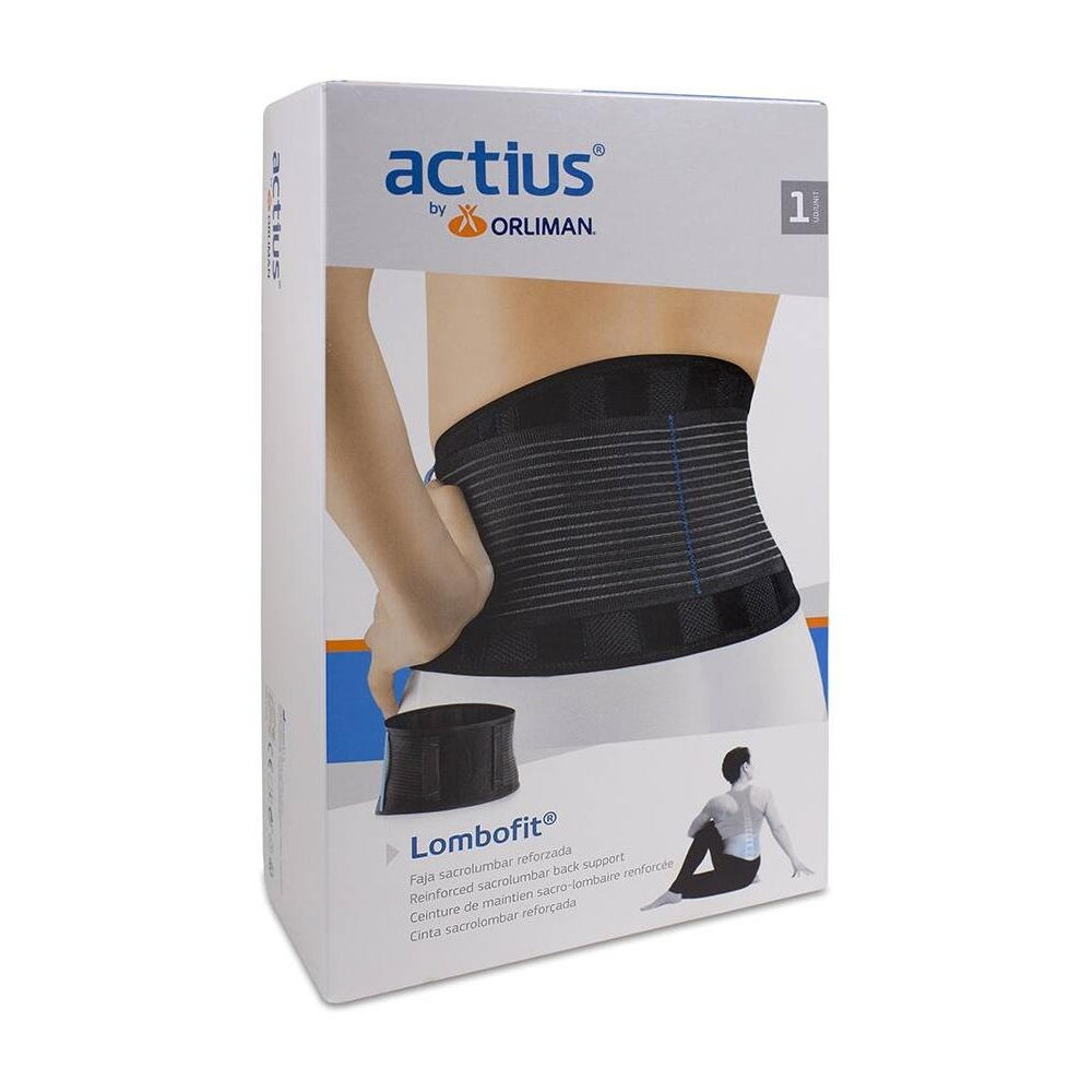 Orliman Actius Faja Sacro-Lumbar Reforzada Talla 3 Ace606, 1 Unidad