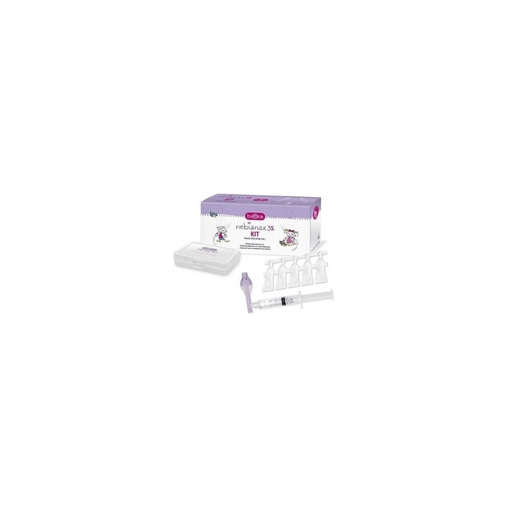 Kit Nebianax 3 % Limpieza Nasal 5 Ml, 20 Viales