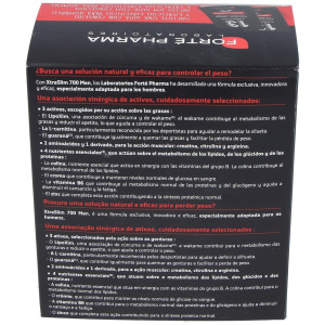Forté Pharma Xtraslim 700 Men Quemador De Grasas, 120 Cápsulas