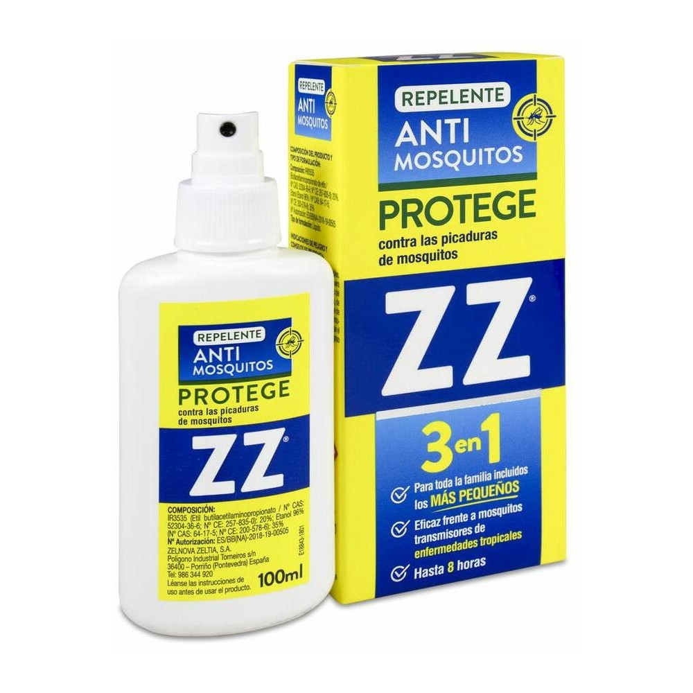 Zz Repelente Anti-Mosquitos 3 En 1, 100 Ml