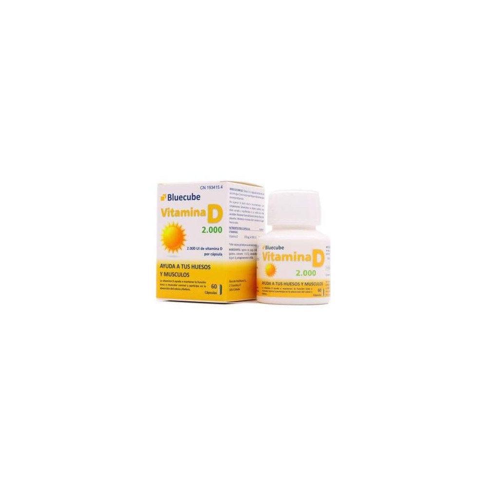 Bluecube Healthcare Suplemento De Vitamina D Bluecube En Cápsulas