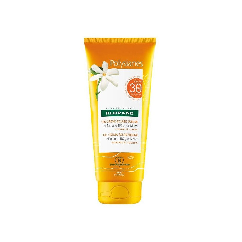 Polysianes Monoï Y Tamanu Bio Gel Solar Cara Y Cuerpo Spf30 200 Ml