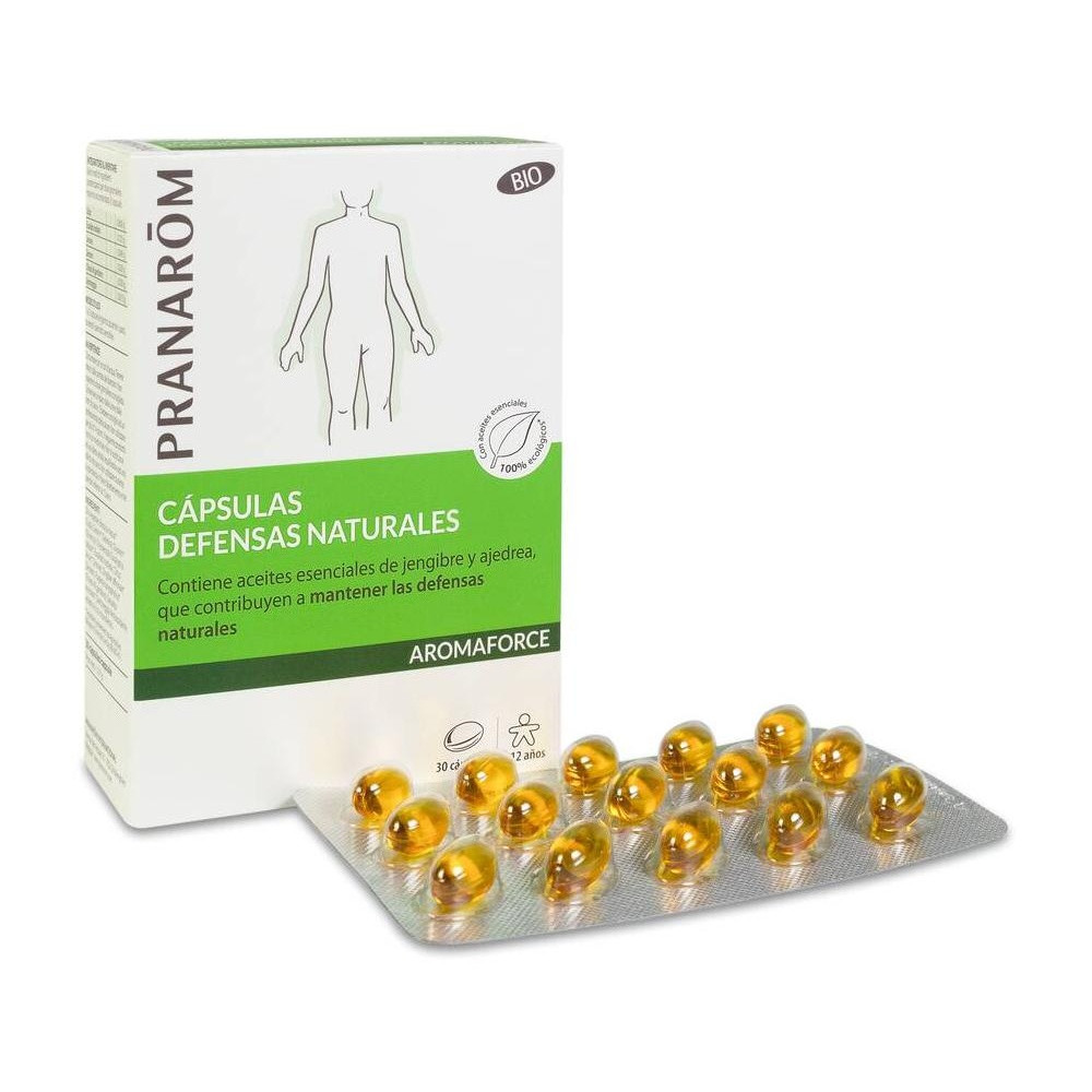 Pranarôm Aromaforce Cápsulas Defensas Naturales Bio 30Uds