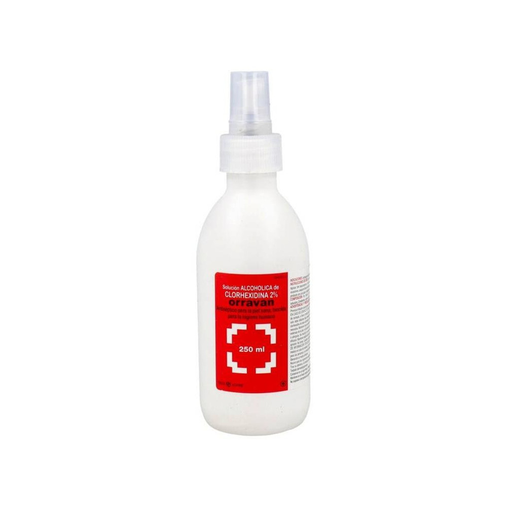 Orravan Clorhexidina 2% Solución Alcohólica, 250 Ml
