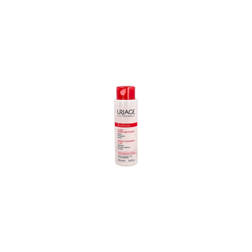 Uriage Roséliane Piel Sensible Fluido Dermolimpiador, 250 Ml