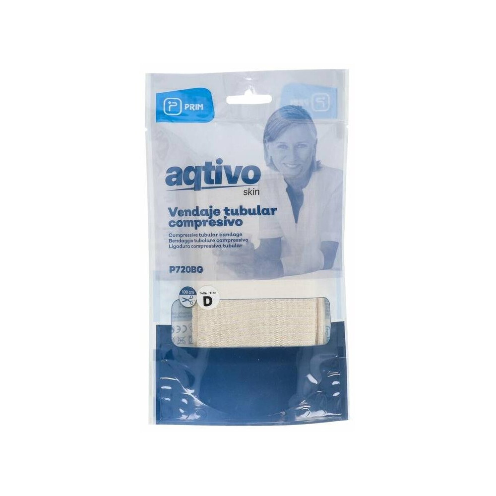 Prim Activo Skin Vendaje Tubular Compresivo Beige Talla D 1Ud