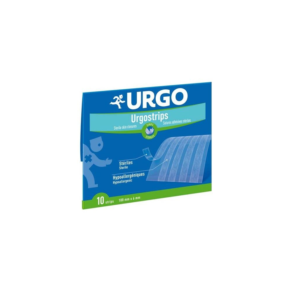 Urgostrips Boite De 10 Sutures Adhsives Striles Hypoallergniques