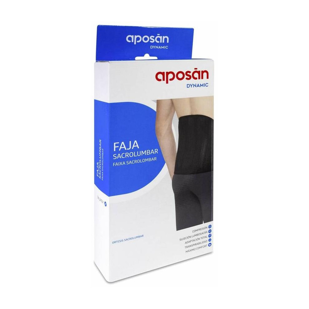 Aposán Dynamic Faja Sacrolumbar Talla S (70-90Cm) 1 Unidad