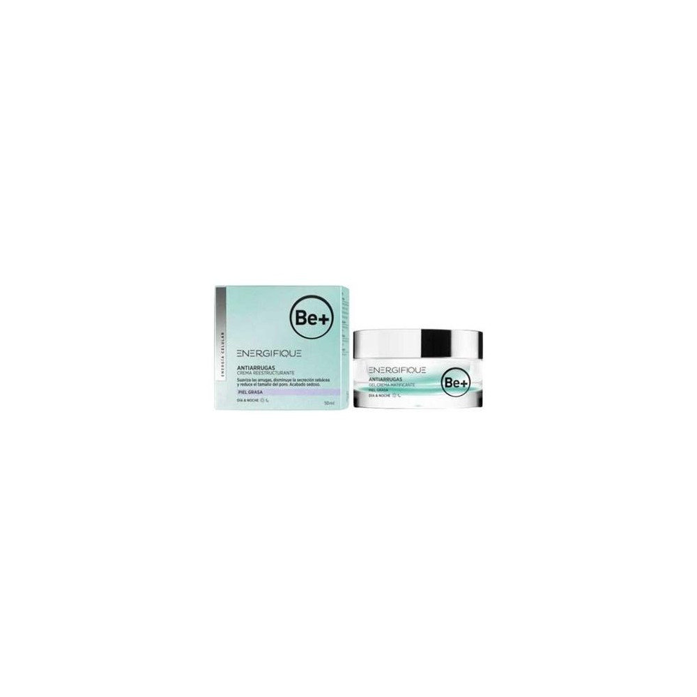 Be+ Energifique Gel Crema Antiarrugas Matificante, 50 Ml
