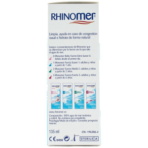 Rhinomer Limpieza Nasal Fuerza 1, 135 Ml
