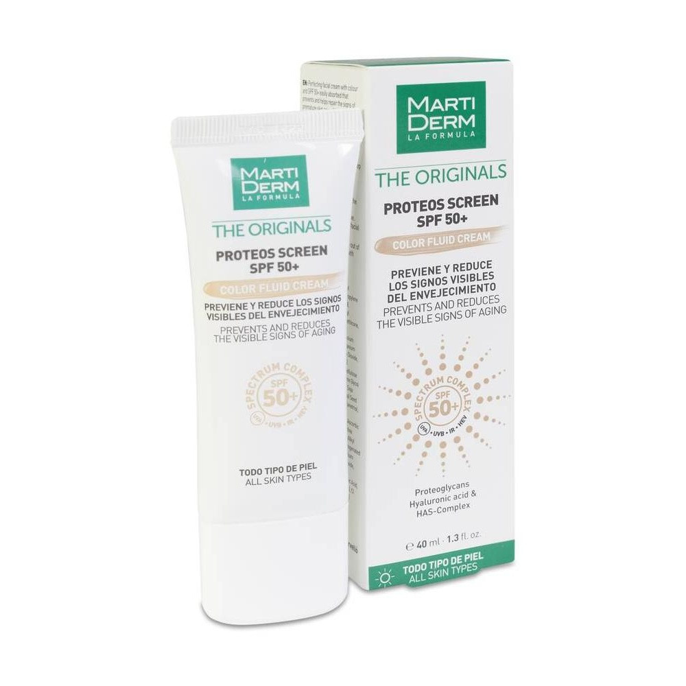 Martiderm The Originals Proteos Screen Spf 50+ Color Fluid Cream 40 Ml