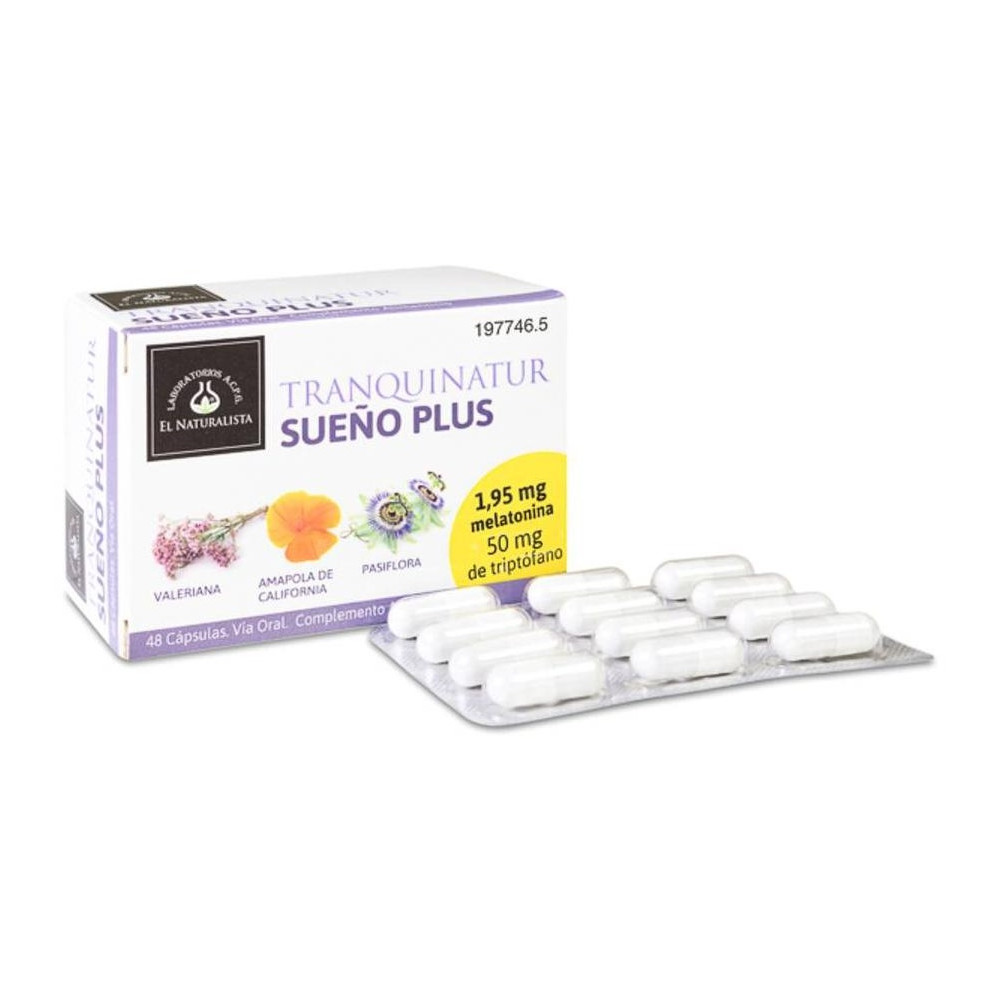 El Naturalista Tranquinatur Sueño Plus, 48 Cápsulas