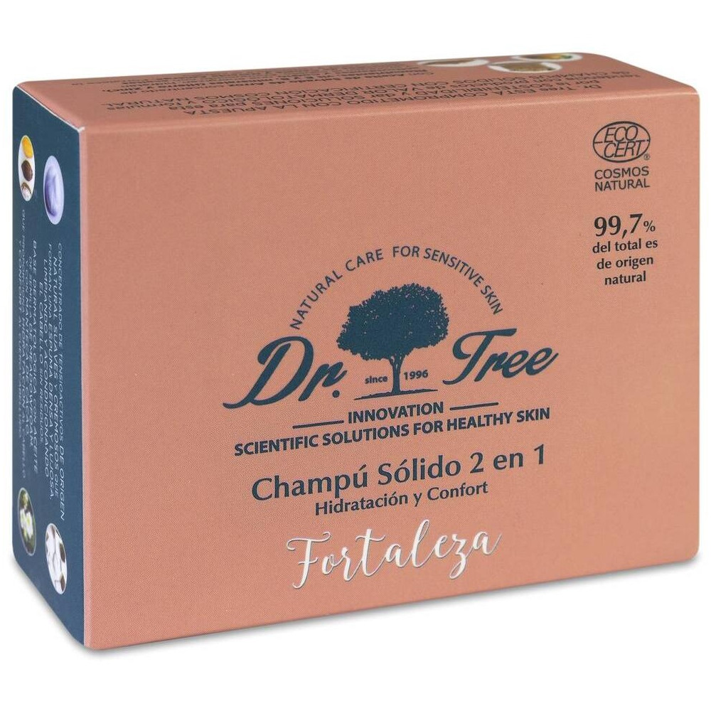 Dr. Tree Champú Sólido 2 En 1 Fortaleza 75G