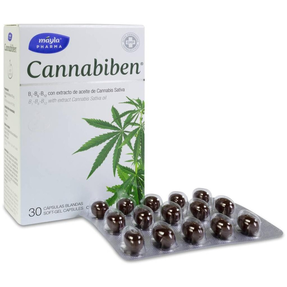 Cannabiben Cápsulas Blandas, 30 Cápsulas