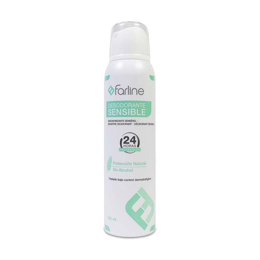 Farline Desodorante Spray Sensible, 150 Ml